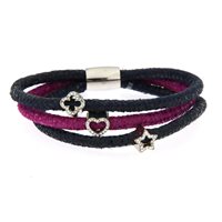 Bracciale Augusta De Carolis Donna in Pelle BR2-199 - BR2-199